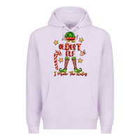 Lilac im the oldest elf i make the rules Premium Hoodie - FaDigitalArtStudio