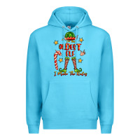 Ocean Blue im the oldest elf i make the rules Premium Hoodie - FaDigitalArtStudio