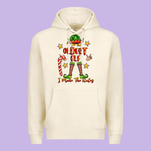 Im The Oldest Elf I Make The Rules Premium Hoodie Designed By Fadigitalartstudio
