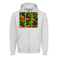 Dove Grey halloween pumpkin mouse pad Zipper Hoodie - BundleAndBundleShop