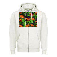 Oatmeal Heather halloween pumpkin mouse pad Zipper Hoodie - BundleAndBundleShop