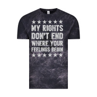 Cloud Black My Rights Don't End Where Your Feelings Begin Vintage Tee - artisFamous