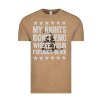 Vintage Coffee My Rights Don't End Where Your Feelings Begin Vintage Tee - artisFamous