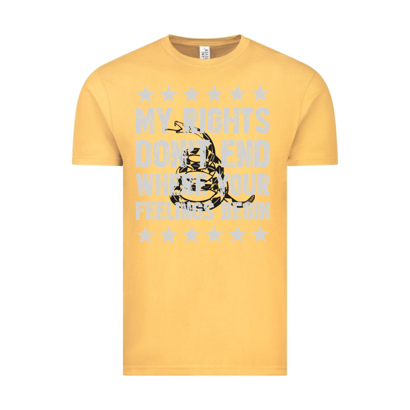 My Rights Don't End Where Your Feelings Begin Vintage Tee by artisFamous | Teevron
