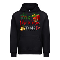 Black it's Christmas time Urban Hoodie - BarkalooDesign