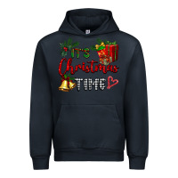 Navy it's Christmas time Urban Hoodie - BarkalooDesign
