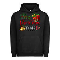 Pigment Black it's Christmas time Urban Hoodie - BarkalooDesign