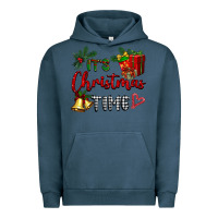 Pigment Midnight Navy it's Christmas time Urban Hoodie - BarkalooDesign