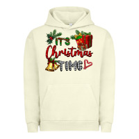 Pigment Pistachio it's Christmas time Urban Hoodie - BarkalooDesign