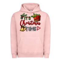 Pigment Salmon it's Christmas time Urban Hoodie - BarkalooDesign
