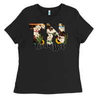 Black tenesse state cowhide serape cactus Ladies Tee - RanaPortraitStore
