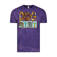 Cloud Purple Dog Mini with Paw Vintage Tee - texasbilliewilder