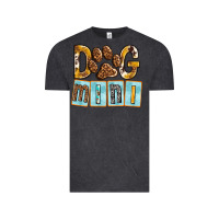 Vintage Black Dog Mini with Paw Vintage Tee - texasbilliewilder