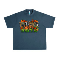 Midnight Navy pumpkin spice everything fall Urban Heavy Tee - NancyCooperArtShop