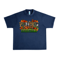 Navy pumpkin spice everything fall Urban Heavy Tee - NancyCooperArtShop