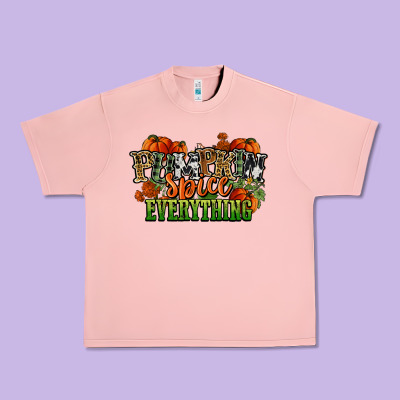Pumpkin Spice Everything Fall Urban Heavy Tee Designed By Nancycooperartshop