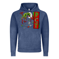 Vintage Denim Christmas Character Nurse Vintage Hoodie - NancyCooperArtShop