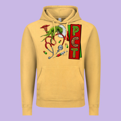 Christmas Character Nurse Vintage Hoodie Designed By Nancycooperartshop