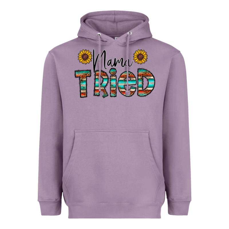 Mama Tried Heavyweight Hoodie by CowhideDigitalArt | Teevron