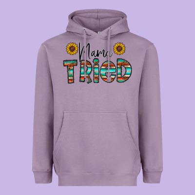 Mama Tried Heavyweight Hoodie Designed By Cowhidedigitalart