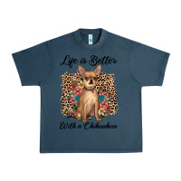 Midnight Navy life is better with a chihuahua Urban Heavy Tee - JahusDesignShop