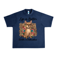 Navy life is better with a chihuahua Urban Heavy Tee - JahusDesignShop