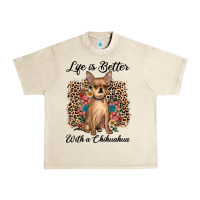 Sandshell life is better with a chihuahua Urban Heavy Tee - JahusDesignShop