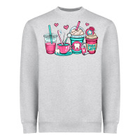Heather Grey dentist coffee cups Heavyweight Sweatshirt - OliviaCreatesArt