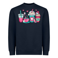 Navy dentist coffee cups Heavyweight Sweatshirt - OliviaCreatesArt
