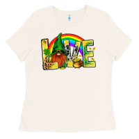 Bone St. Patricks Love With Gnome Ladies Tee - BundleAndBundleShop