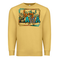 Antique Gold leopard camo boy mama Mother's Day Premium Sweatshirt - LillyAllenDesigns
