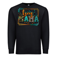 Black leopard camo boy mama Mother's Day Premium Sweatshirt - LillyAllenDesigns