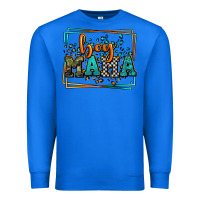 True Royal leopard camo boy mama Mother's Day Premium Sweatshirt - LillyAllenDesigns