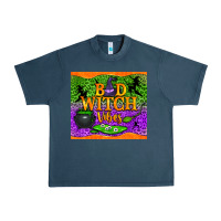 Midnight Navy bad witch vibes Urban Heavy Tee - NancyCooperArtShop
