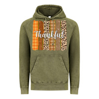 Thankful Brushstrokes Vintage Hoodie | Teevron