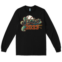 Black Senior 2023 baseball Long Sleeve Tee - HowdyJamesFarm