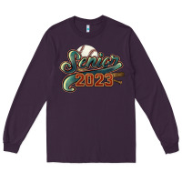 Plum Senior 2023 baseball Long Sleeve Tee - HowdyJamesFarm