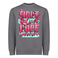 Storm fight believe hope survive cancer awareness Heavyweight Sweatshirt - FaDigitalArtStudio