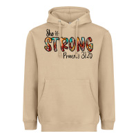 Mushroom she is strong provebs Heavyweight Hoodie - CowhideDigitalArt