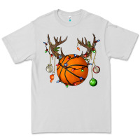 Dove Grey Basketball Horn Christmas Premium Tee - BundleAndBundleShop