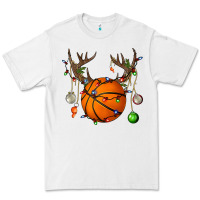 White Basketball Horn Christmas Premium Tee - BundleAndBundleShop