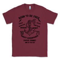 Burgundy Born To Be Free Sea Classic Tee - Bettercallsaul