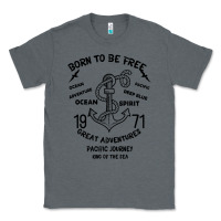 Charcoal Heather Born To Be Free Sea Classic Tee - Bettercallsaul