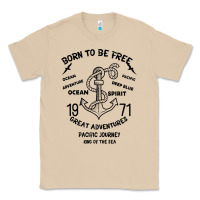 Mushroom Born To Be Free Sea Classic Tee - Bettercallsaul
