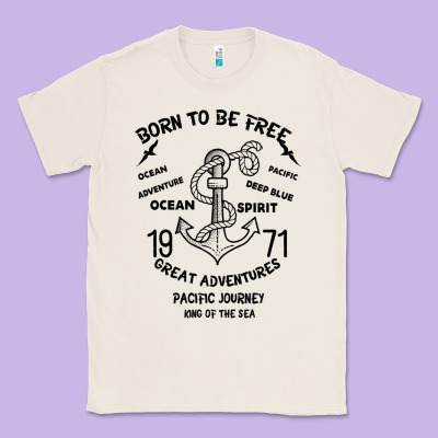 Born To Be Free Sea Classic Tee Designed By Bettercallsaul