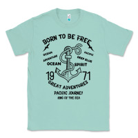 Seafoam Born To Be Free Sea Classic Tee - Bettercallsaul