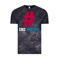 Cloud Black Basic End Racism Resist - Anti Trump Gift Political Vintage Tee - artisFamous