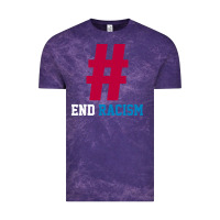 Cloud Purple Basic End Racism Resist - Anti Trump Gift Political Vintage Tee - artisFamous