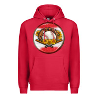 Cardinal baseball with sunflower round earrings Premium Hoodie - BundleAndBundleShop