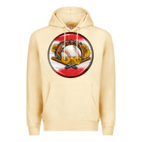 Pina Colada baseball with sunflower round earrings Premium Hoodie - BundleAndBundleShop
